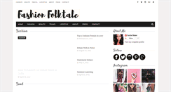 Desktop Screenshot of fashionfolktale.com